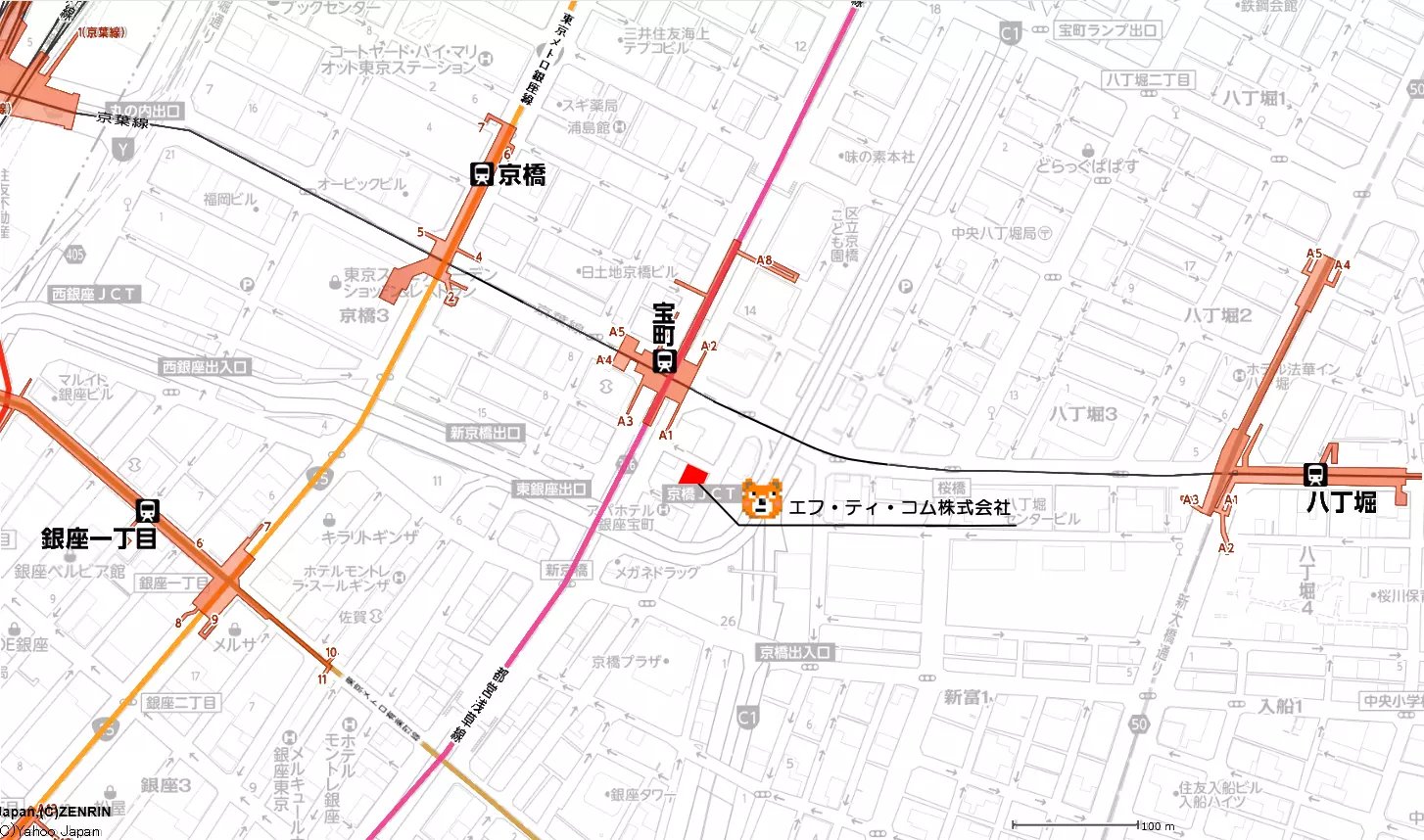 アクセスマップ